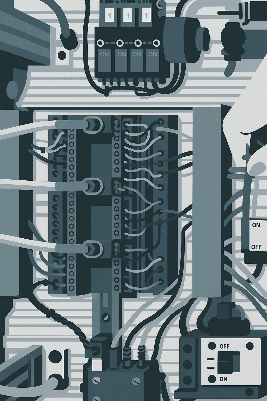 Solar panel installation on residential home