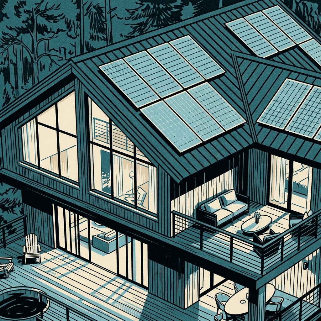 Solar house architecture