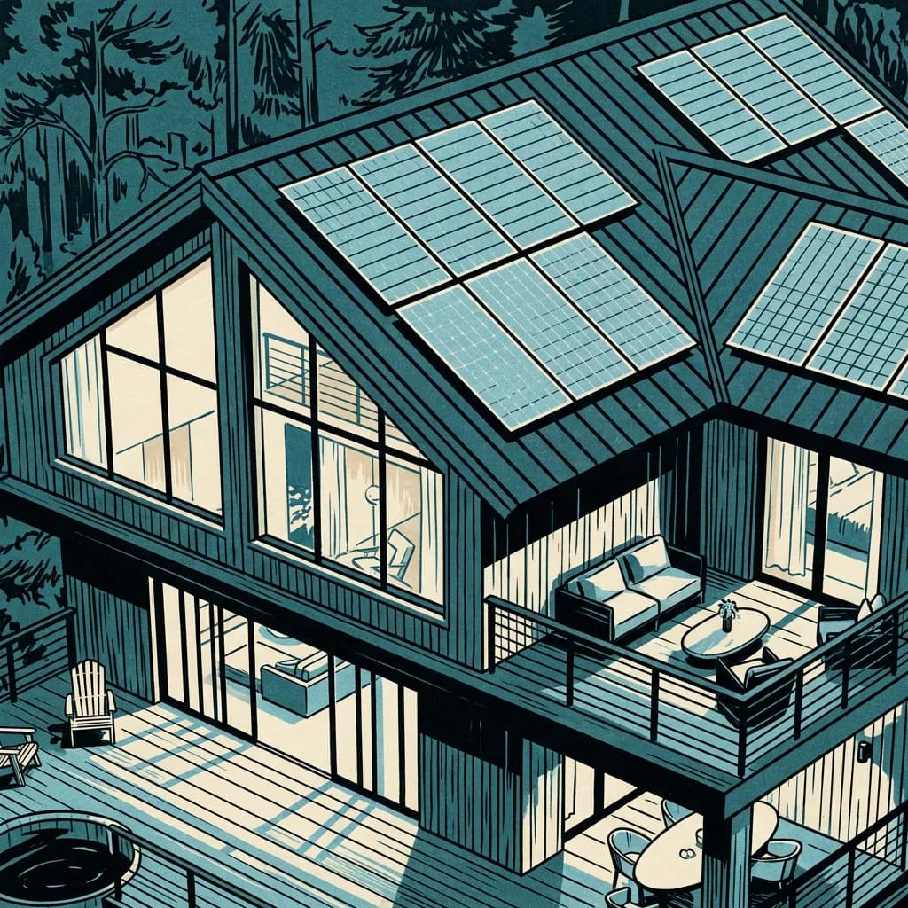 Solar house architecture